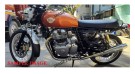 Royal Enfield GT and Interceptor 650cc Red Rooster Header Bend Pipe with Silencer Polished - SPAREZO